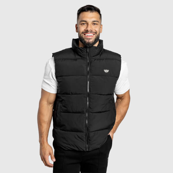 Pánská prošívaná vesta Iron Aesthetics Explorer černá